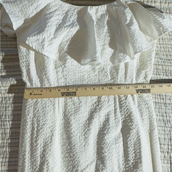 a new day White Tie Strap Lined Dress, Size M - Picture 5 of 9